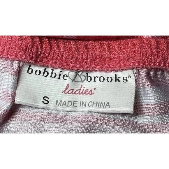 Bobbie Brooks Womens Size Small Sundress Pink White Striped Grannycore Beachy - Picture 4 of 10